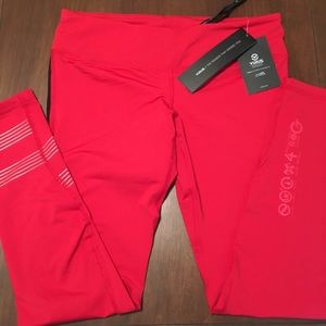 Women’s Red Virus Eco Cool Compression Leggings